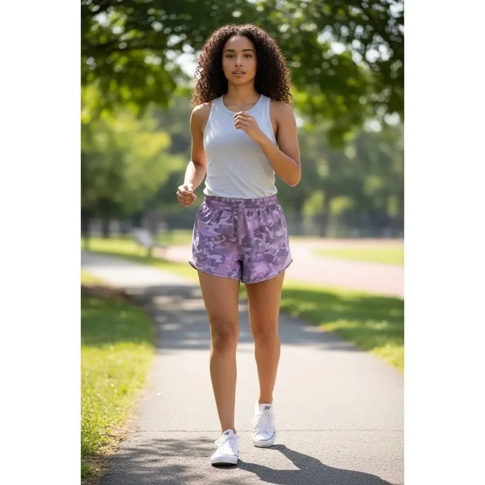Lululemon Hotty Hot shorts, Camo Pink, women’s size 8